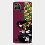 Water Soul Glass Case Cover For Realme C25Y