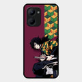 Water Soul Glass Case Cover For Realme C33 2023