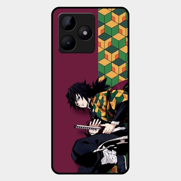 Water Soul Glass Case Cover For Realme C53