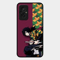 Water Soul Glass Case Cover For Redmi 11 Prime 4G
