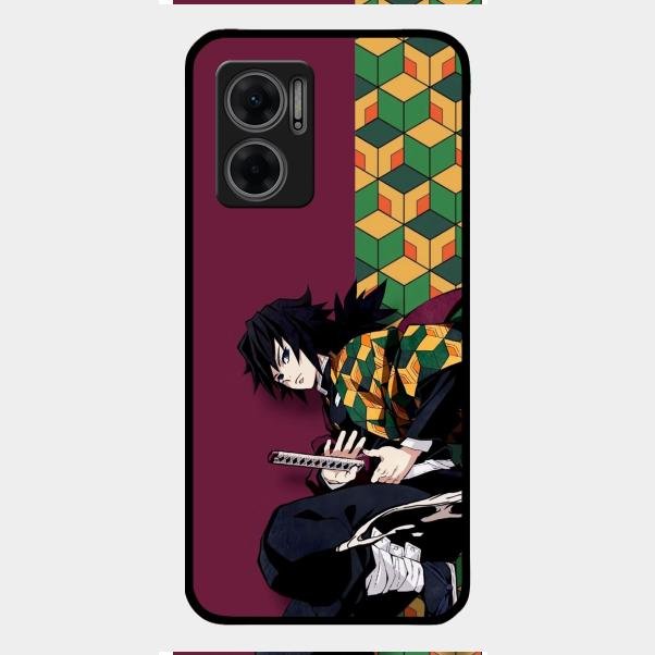 Water Soul Glass Case Cover For Redmi 11 Prime 5G