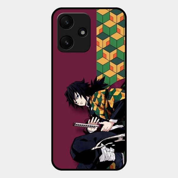 Water Soul Glass Case Cover For Redmi 12 5G