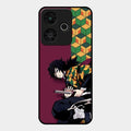Water Soul Glass Case Cover For Redmi 13 5G