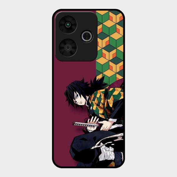 Water Soul Glass Case Cover For Redmi 13 5G