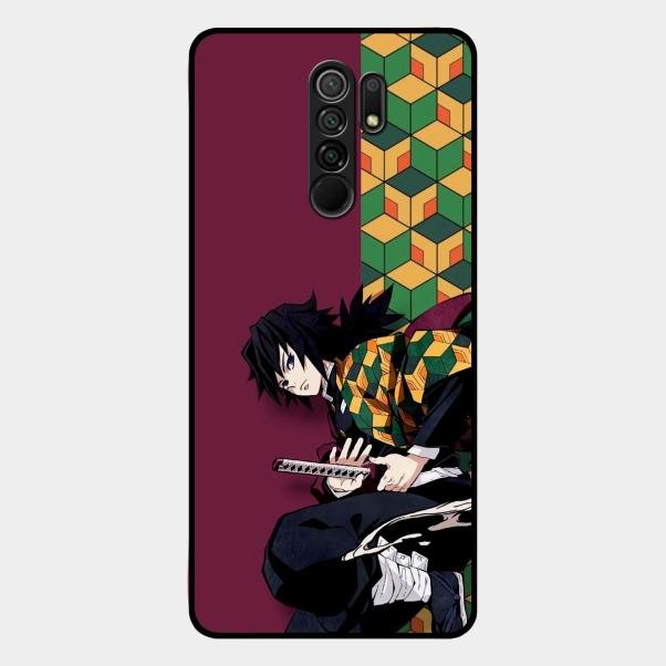 Water Soul Glass Case Cover For Redmi 9 Prime