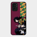 Water Soul Glass Case Cover For Redmi Note 10