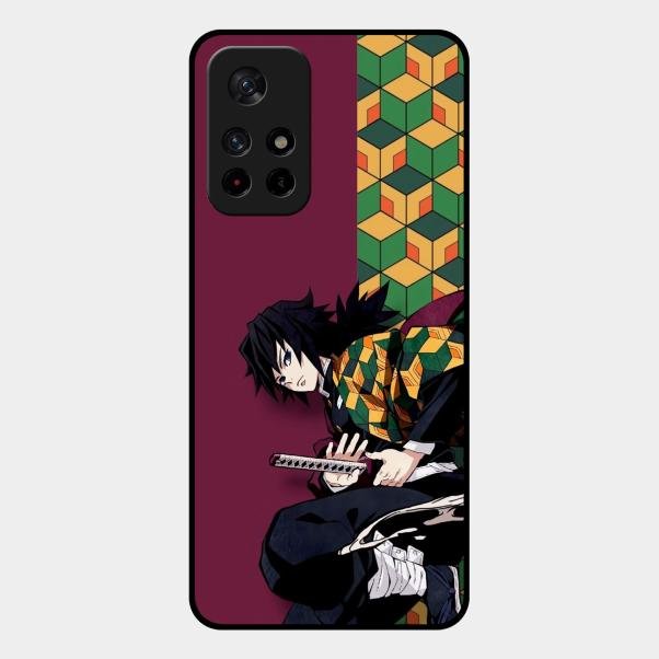 Water Soul Glass Case Cover For Redmi Note 11T 5G