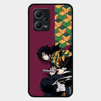 Water Soul Glass Case Cover For Redmi Note 12 5G