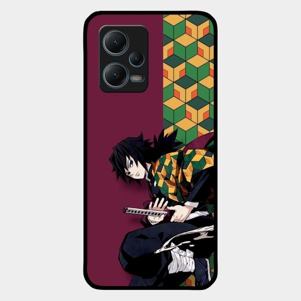 Water Soul Glass Case Cover For Redmi Note 12 5G