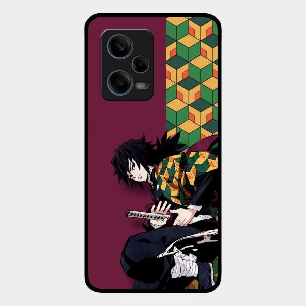 Water Soul Glass Case Cover For Redmi Note 12 Pro 5G
