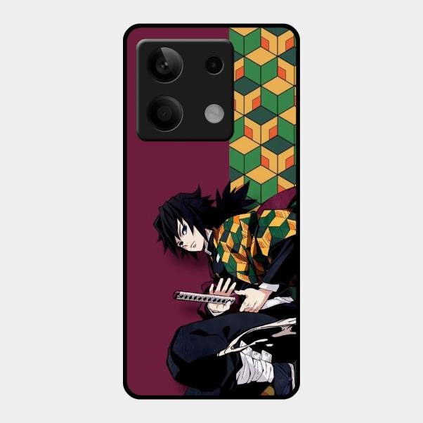 Water Soul Glass Case Cover For Redmi Note 13 5G
