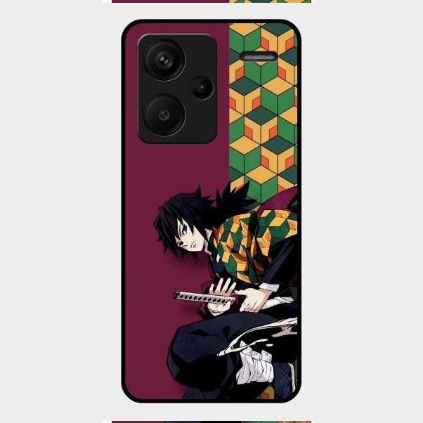 Water Soul Glass Case Cover For Redmi Note 13 Pro Plus 5G