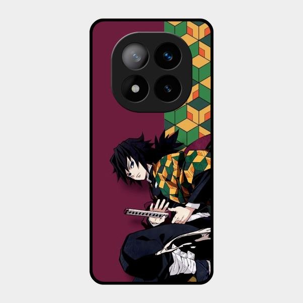 Water Soul Glass Case Cover For Redmi Note 14 Pro Plus 5G