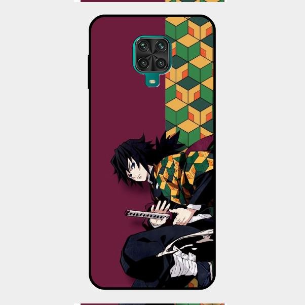 Water Soul Glass Case Cover For Redmi Note 9 Pro