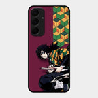 Water Soul Glass Case Cover For Samsung Galaxy A35 5G