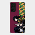 Water Soul Glass Case Cover For Samsung Galaxy F15 5G