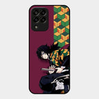Water Soul Glass Case Cover For Samsung Galaxy M33 5G