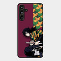 Water Soul Glass Case Cover For Samsung Galaxy M55 5G