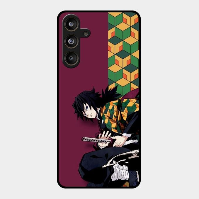 Water Soul Glass Case Cover For Samsung Galaxy M55 5G