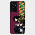 Water Soul Glass Case Cover For Samsung Galaxy S21 Ultra