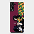 Water Soul Glass Case Cover For Samsung Galaxy S21