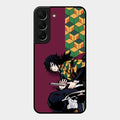Water Soul Glass Case Cover For Samsung Galaxy S22 5G