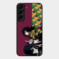 Water Soul Glass Case Cover For Samsung Galaxy S22 Plus 5G