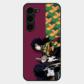 Water Soul Glass Case Cover For Samsung Galaxy S23 Plus 5G
