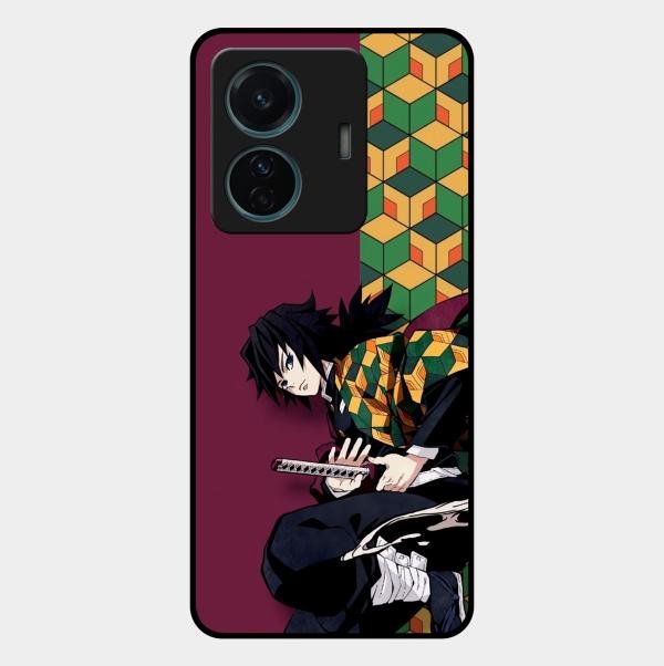 Water Soul Glass Case Cover For Vivo T1 Pro 5G