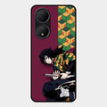 Water Soul Glass Case Cover For Vivo T2 5G