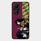Water Soul Glass Case Cover For Vivo T2 5G