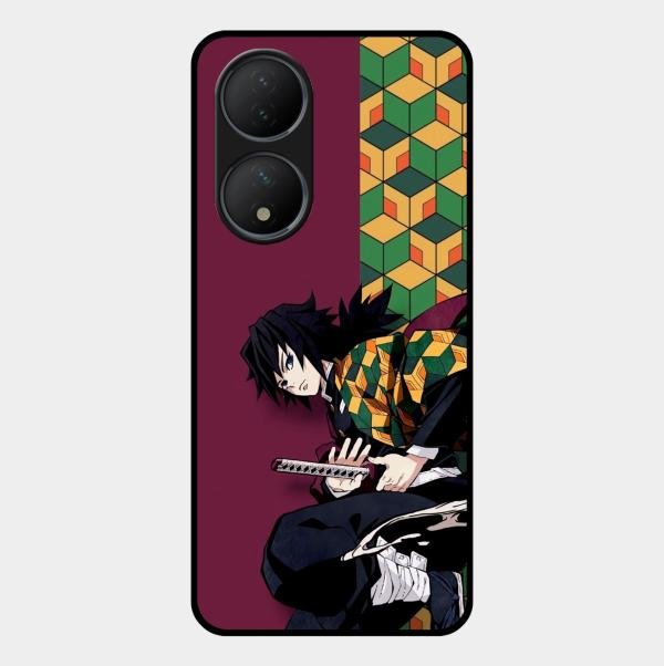 Water Soul Glass Case Cover For Vivo T2 5G