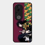 Water Soul Glass Case Cover For Vivo T4 Ultra 5G