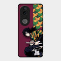 Water Soul Glass Case Cover For Vivo T4R 5G