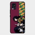 Water Soul Glass Case Cover For Vivo V20 2021