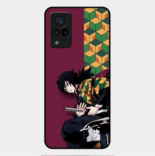 Water Soul Glass Case Cover For Vivo V21 5G