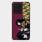 Water Soul Glass Case Cover For Vivo V23 5G