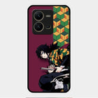 Water Soul Glass Case Cover For Vivo V25 5G