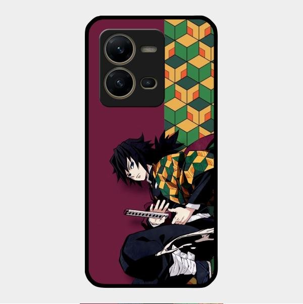 Water Soul Glass Case Cover For Vivo V25 5G