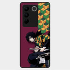 Water Soul Glass Case Cover For Vivo V27 5G