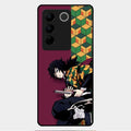 Water Soul Glass Case Cover For Vivo V27 Pro 5G
