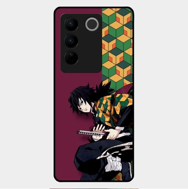 Water Soul Glass Case Cover For Vivo V27 Pro 5G