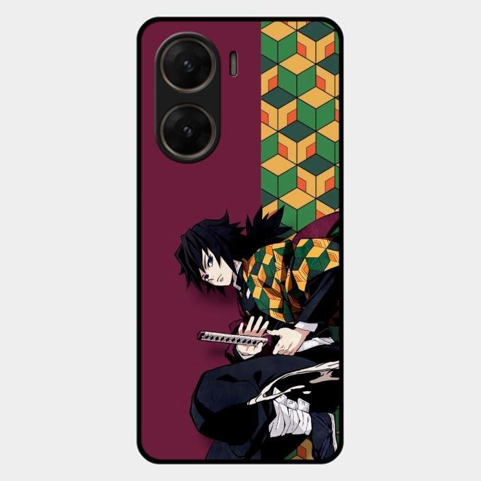 Water Soul Glass Case Cover For Vivo V29E 5G