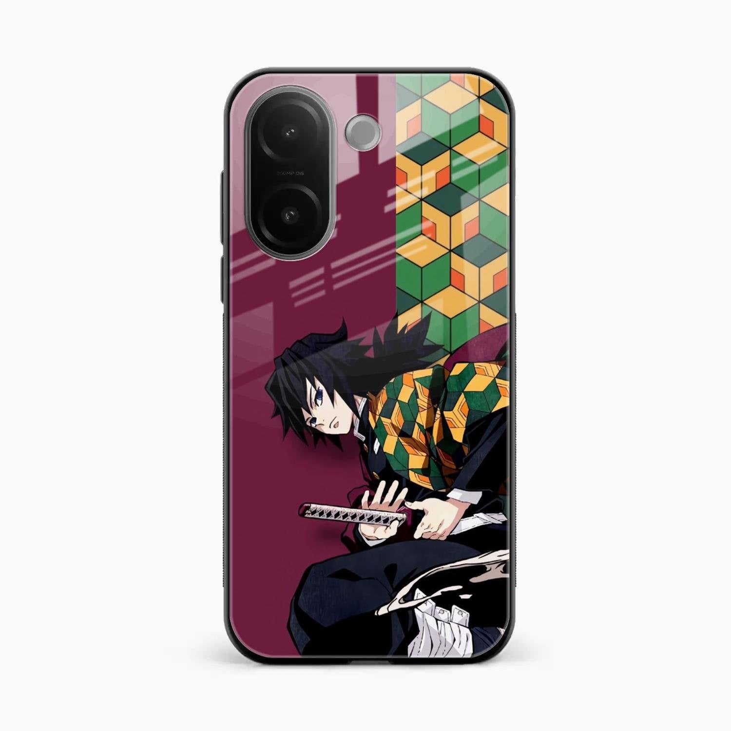 Water Soul Glass Case Cover For Vivo V60e 5G