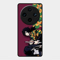 Water Soul Glass Case Cover For Vivo X100 Pro 5G
