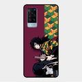 Water Soul Glass Case Cover For Vivo X60 5G