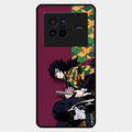 Water Soul Glass Case Cover For Vivo X80 5G