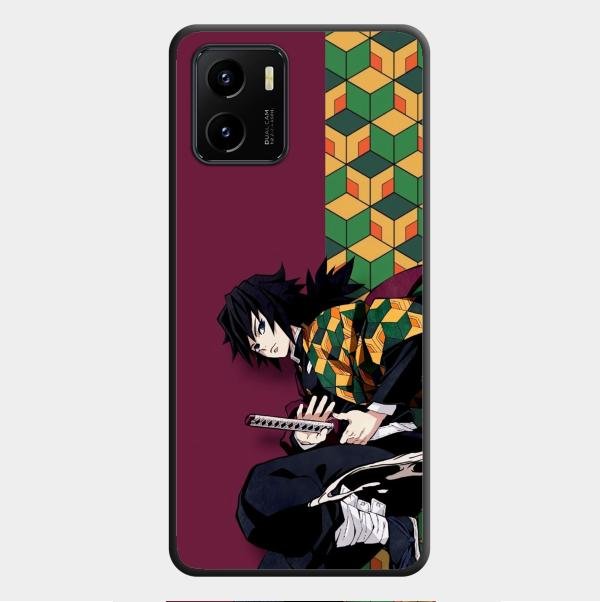 Water Soul Glass Case Cover For Vivo Y01