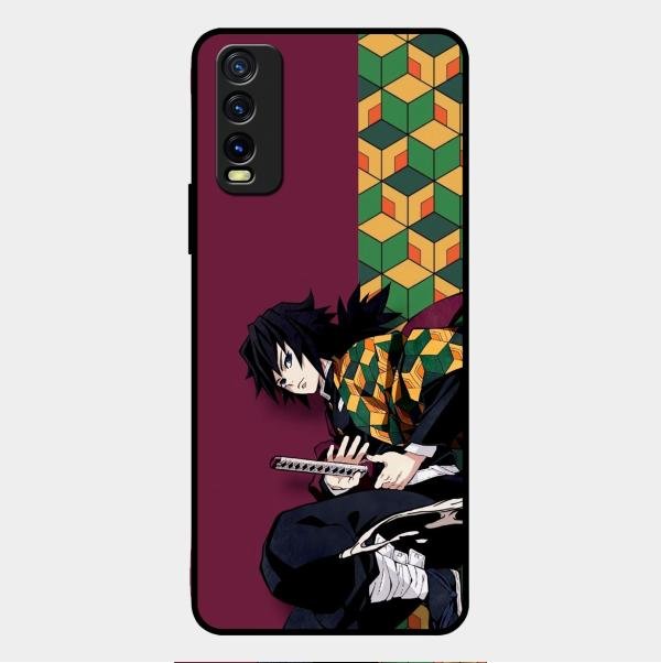 Water Soul Glass Case Cover For Vivo Y12G
