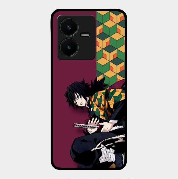 Water Soul Glass Case Cover For Vivo Y22